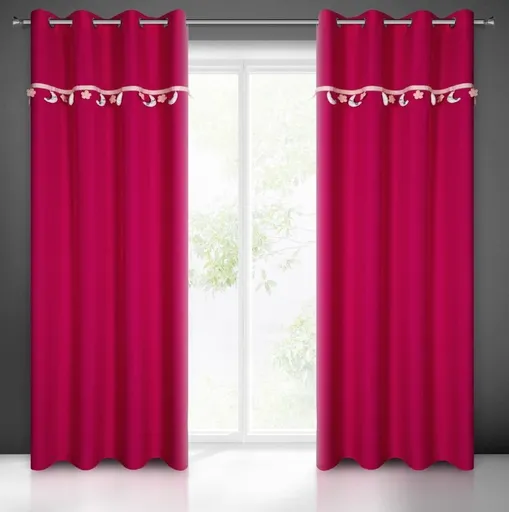 ArtFir Zatemňovací záves MOON 2 K | cyklámenová 140 x 250 cm