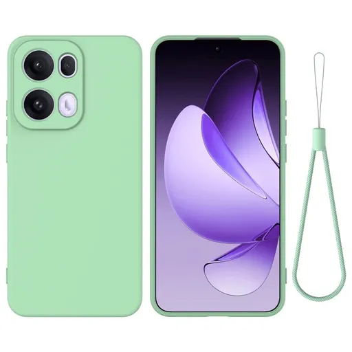 RUBBER Ochranný kryt pre Oppo Reno13 Pro 5G zelený