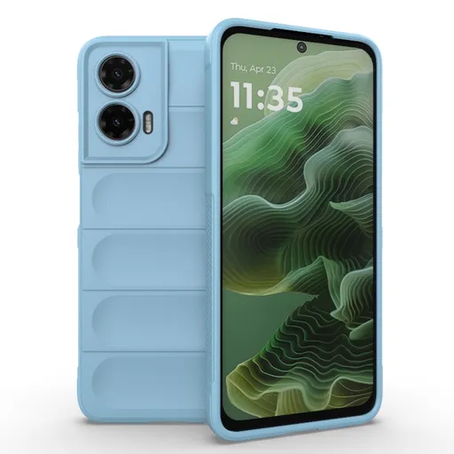 STEPS Ochranný kryt pre Motorola Moto G35 5G svetlomodrý