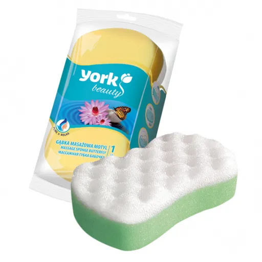 YORK - Hubka na sprchovanie Butterfly rôzne farby