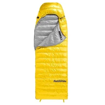 Naturehike páperový spací vak CW400 750FP 930 g veľkosť L – žltý (6927595761717)