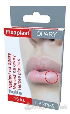 Fixaplast Herpes Náplast na opary 15 ks