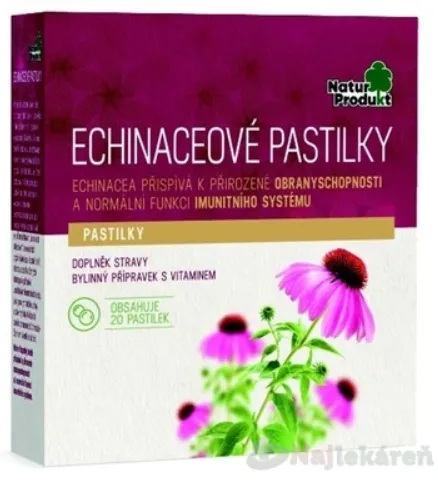 NaturProdukt ECHINACEOVE PASTILKY 20ks