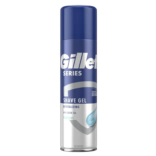 GILLETTE Series Sensitive Revitalizing Gél na holenie so zeleným čajom 200 ml