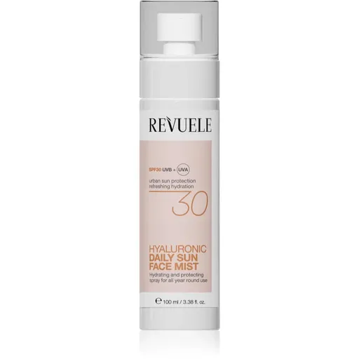 Revuele Daily Sun Hyaluronic Face Mist SPF 30 ochranná hmla s hydratačným účinkom SPF 30 100 ml