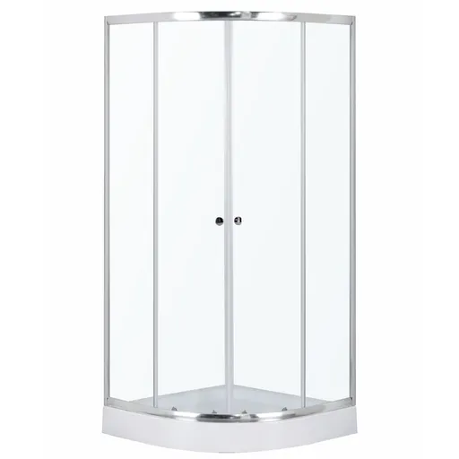 KERRA - Sprchovací kút s vaničkou Leo 90 (chróm) 5907548117571