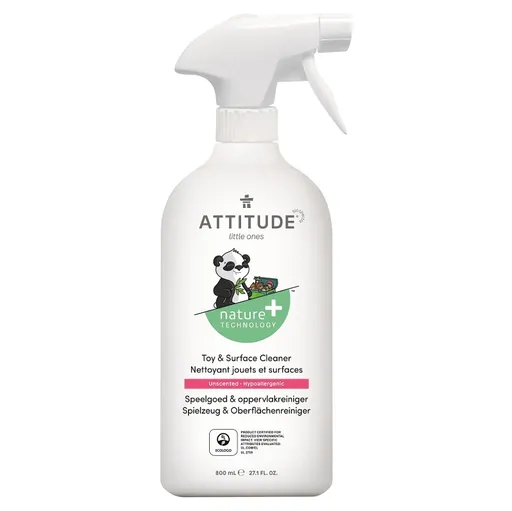 ATTITUDE Čistiaci prostriedok na detské povrchy/hračky bez vône s rozprašovačom 475 ml