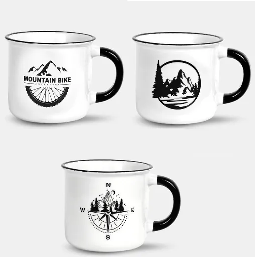 VERONI - Hrnček 350ml Mountains rôzne motívy