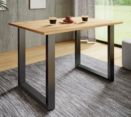 VCM Jídelní stůl Xona 110x50 U-nohy, dub medový