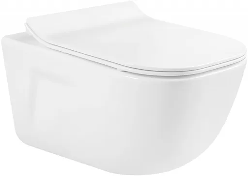 MEXEN/S - MARGO závesná WC misa vrátane sedátka s slow-slim, duroplast, biela 30420800