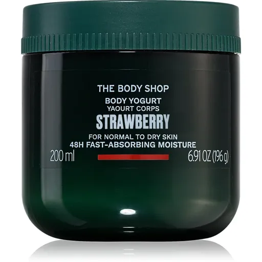 The Body Shop Strawberry Body Yogurt telový jogurt s vôňou jahôd 200 ml