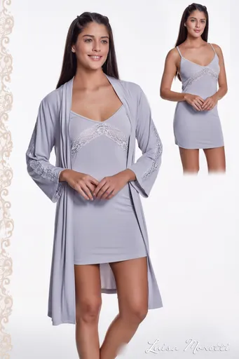 Luisa Moretti Dámska bambusová košieľka SAMANTA s županom