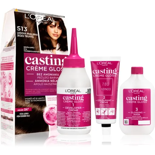 L’Oréal Paris Casting Creme Gloss farba na vlasy odtieň 513 Iced Truffle 1 ks