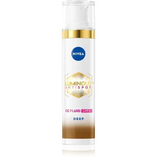 NIVEA Luminous 630 Anti Spot rozjasňujúci CC krém SPF 30 odtieň Deep 40 ml