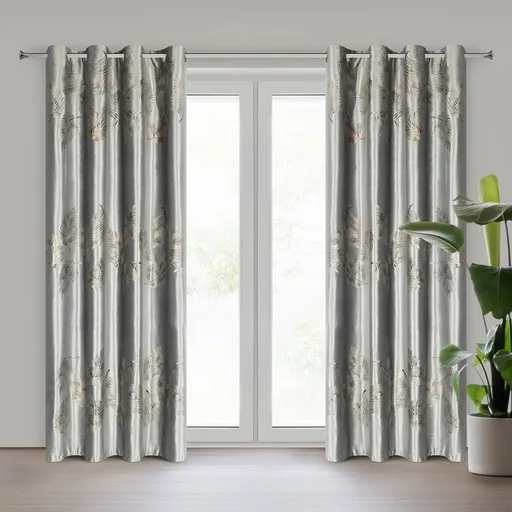 ArtFir Záves IDALIA K | strieborná/zlatá 140 x 250 cm