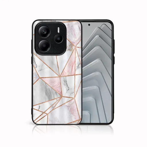 MY ART Ochranný kryt pre Xiaomi Redmi Note 14S PINK MARBLE (143)