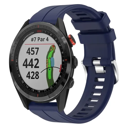 SILICONE Vymeniteľný remienok pre Garmin Approach S62 modrý