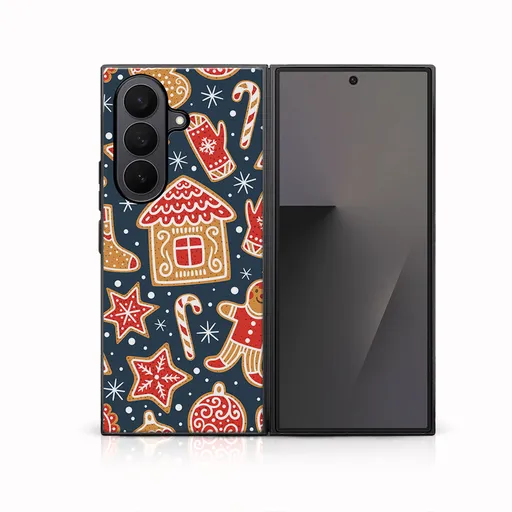 MY ART Kryt s vianočným dizajnom Samsung Galaxy Z Fold7 5G CHRISTMAS (069)