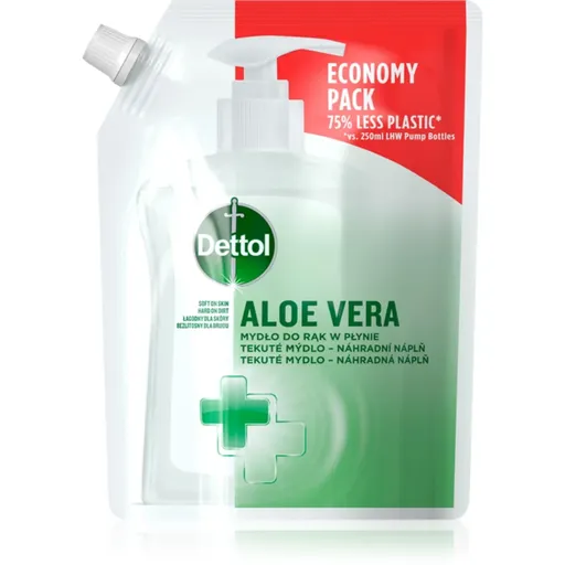 Dettol Soft on Skin Aloe Vera tekuté mydlo náhradná náplň 500 ml