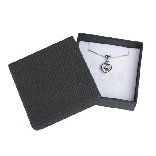Papierová krabička na sety alebo sady šperkov čierna BOX-004-SET