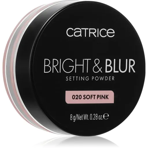 Catrice Bright & Blur rozjasňujúci sypký púder odtieň 020 Soft Pink 8 g