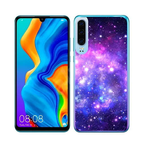 PROTEMIO MY ART Ochranný obal Huawei P30 GALAXY (015)