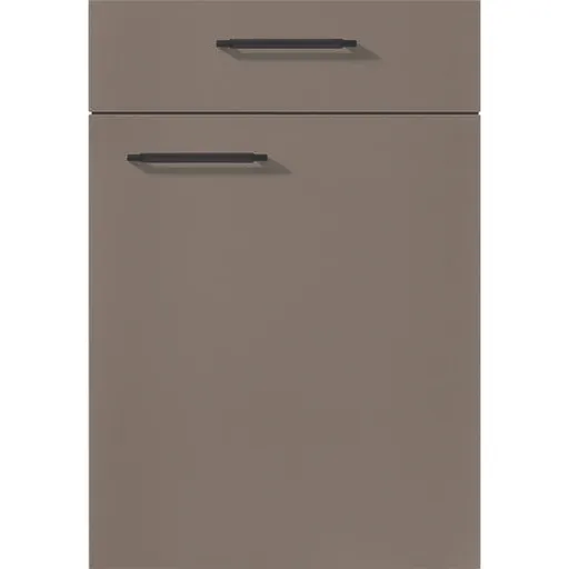 Vzorka kuchynských dvierok Naturel Etna 970, Lakovaný laminát, Taupe šedá, ultra matná VZOREKETNA970