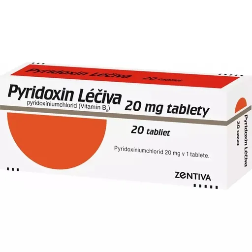 PYRIDOXIN Léčiva 20 mg 20 tabliet