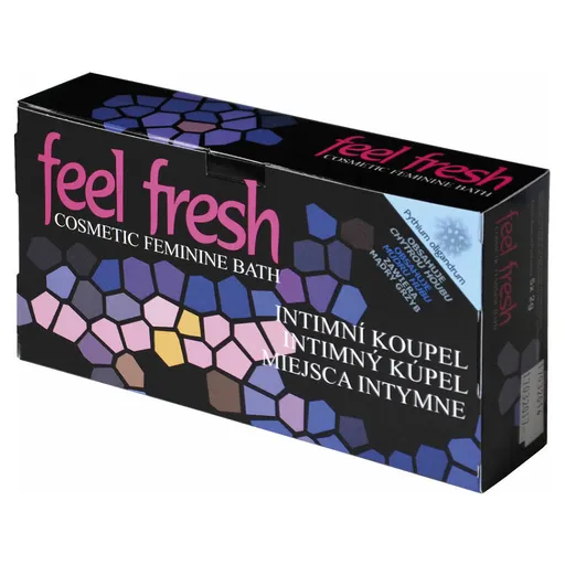 PYTHIE FEEL FRESH Cosmetic Feminine Bath Prísada do kúpeľa 5 x 2 g