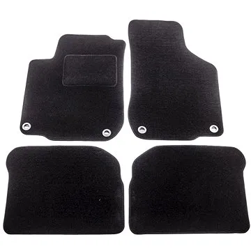 ACI textilné koberce pre VW BORA 98-05  čierne (pre oválne príchytky) sada 4 ks (5892X63)