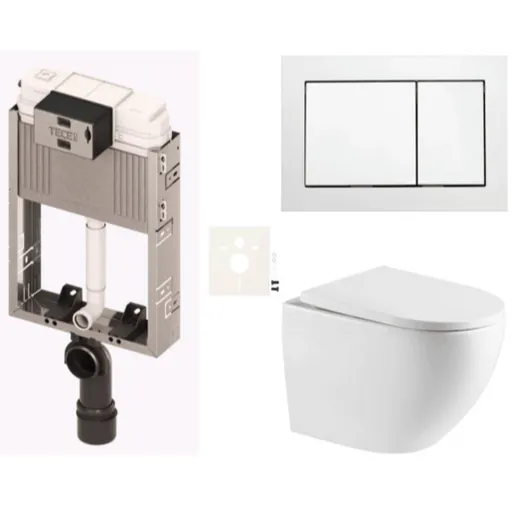 Závesný wc set na zamurovanie SAT SIKOTZREX67B