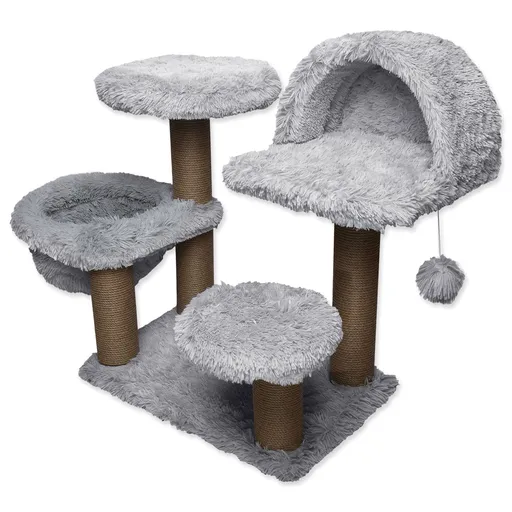 Magic Cat Škrabadlo Milano šedé 75 x 65 x 108 cm