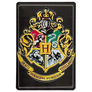 Harry Potter – Hogwarts – plechová 3D ceduľa na stenu (4045846352711)