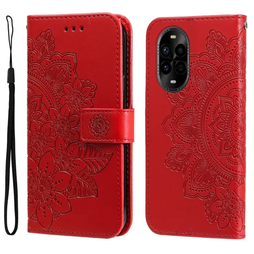 ART MANDALA Peňaženkový obal pre Huawei Nova 13 Pro červený