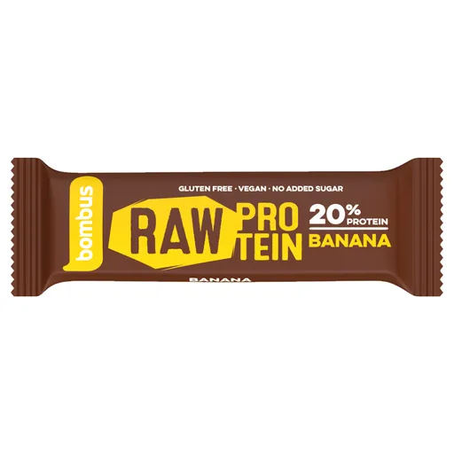 BOMBUS Raw proteínová tyčinka banánová 50 g