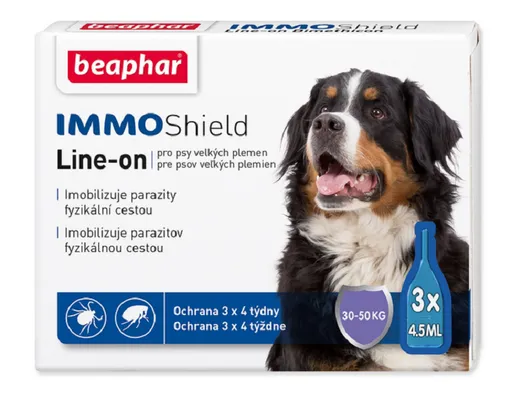 Beaphar Line-on IMMO Shield L antiparazitná pipeta pre psy 3x4,5 ml