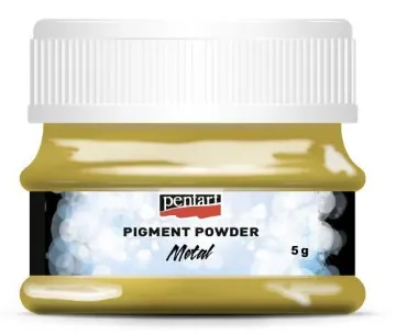 IN-EPOX - Metalické práškové pigmenty 6010 - light yellow 25 g