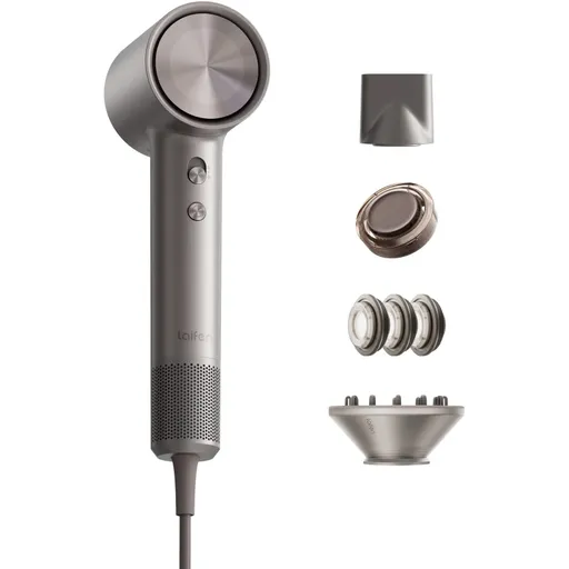 Laifen Swift 4 Polished Platinum veľmi výkonný ionizujúci fén na vlasy Silver 1 ks