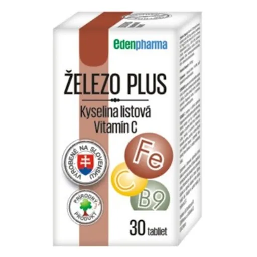 EDENPHARMA Železo Plus 30 tabliet