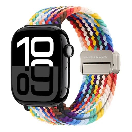 DUX BRAIDED Nylonový remienok pre Apple Watch 10 / 11 46mm COLORFUL