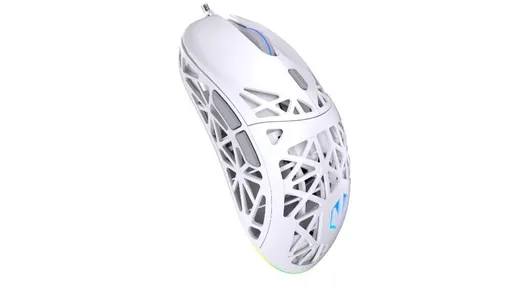 Endorfy Herná myš LIV Onyx White, Drôtová, ARGB, biela