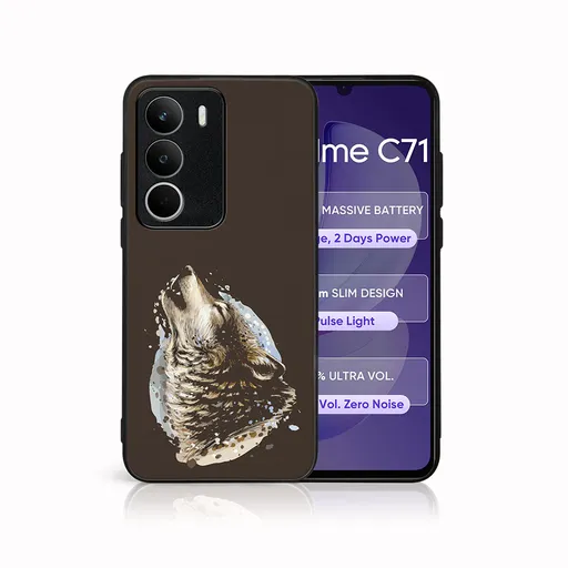 MY ART Ochranný kryt pre Realme C71 HOWL (244)