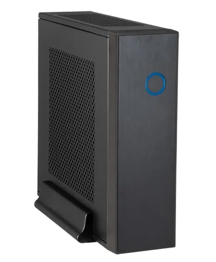 CHIEFTEC skriňa Compact Series/mini ITX, IX-03B, Black, Alu, 85W zdroj CDP-085ITX