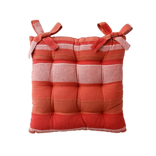 Pruhované sedáky na stoličku, 2 ks.