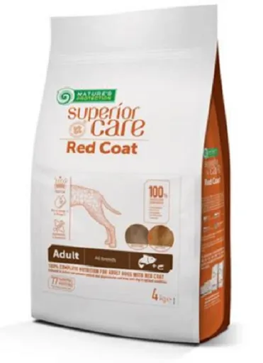 Natures Protection Superior care red dog GF adult salmon all breeds granule pre psy 4kg