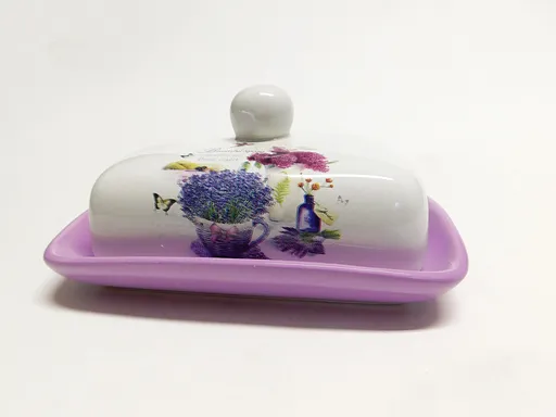 MAKRO - Dóza na maslo levanduľa