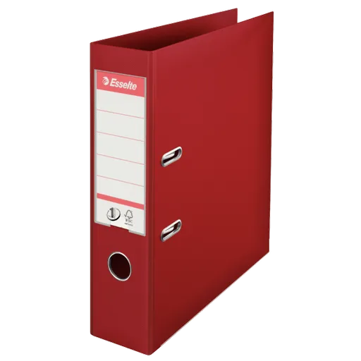 ESSELTE No. 1 pákový zakladač Power A4 75mm červený