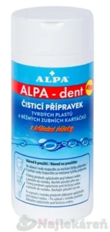ALPA - dent NEW ČISTIACI PRÍPRAVOK prášok s bieliacimi účinkami 150g