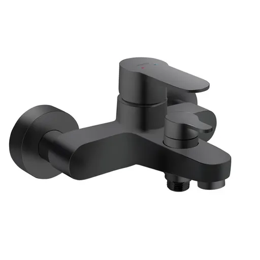 Vaňová batéria Novaservis Ferro Nostris bez sprchového setu 150 mm čierna BNS1BL