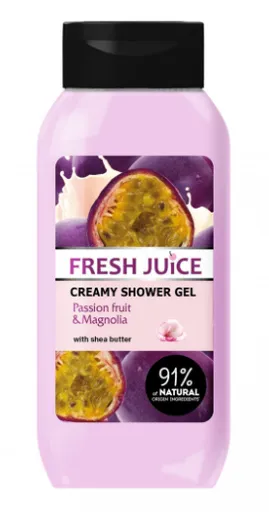 FRESH JUICE - Dámsky sprchový gél magnólia a marakuja, 0,4 L
